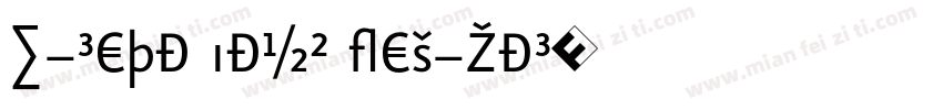 Eureka Sans Regular字体转换